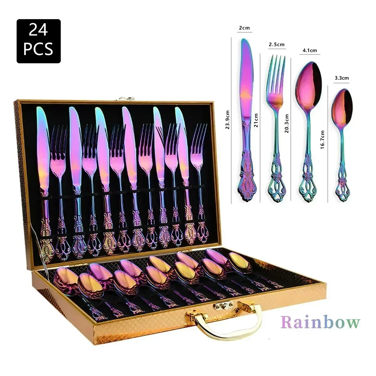 Luxury Gold Cutlery Set
