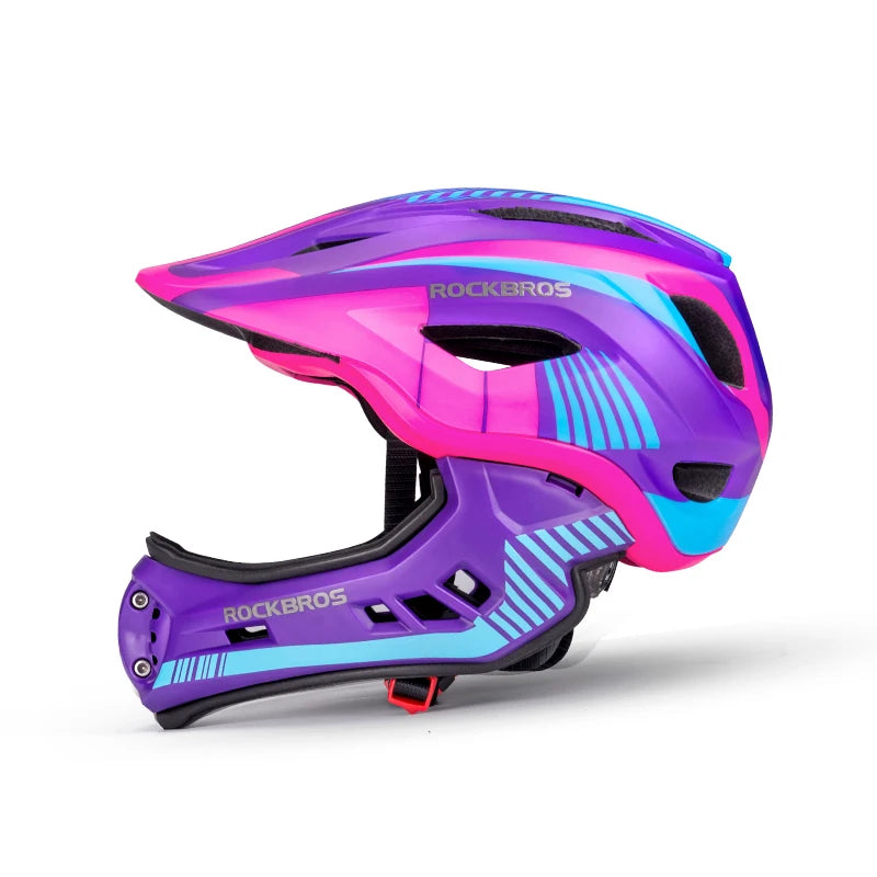 Detachable Full-Face Youth Bike Helmet