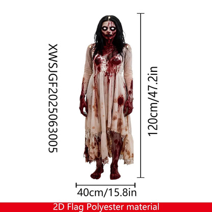 Bloody Zombie Door Banner