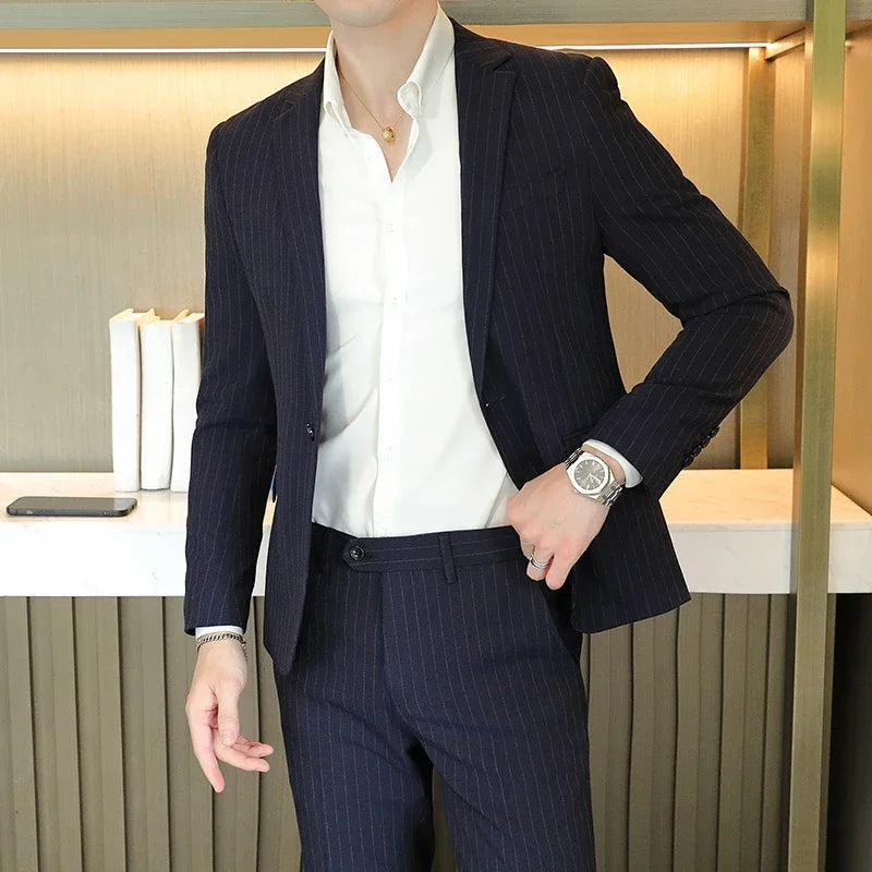 High-End Trousers British Wedding Suit