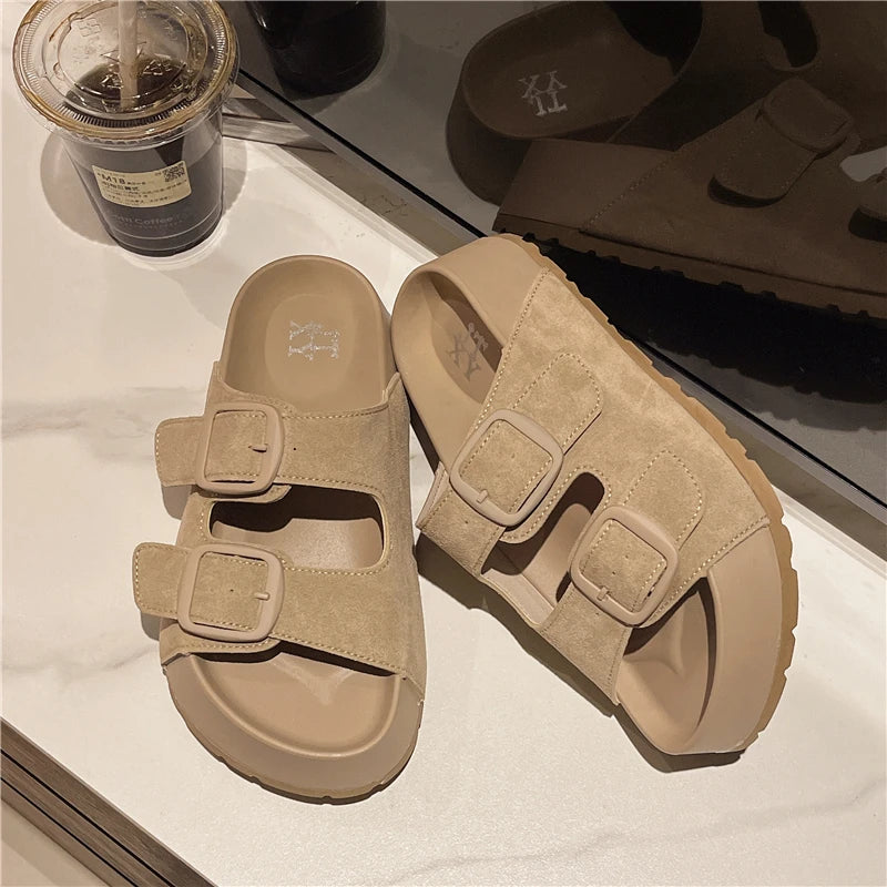 Retro Buckle Platforms