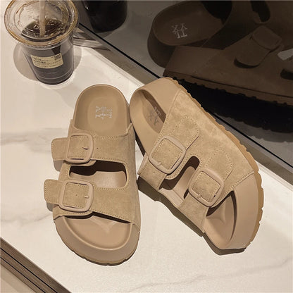 Retro Buckle Platforms