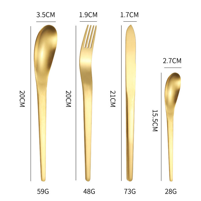 Stainless Steel Western Solid Cutlery Set