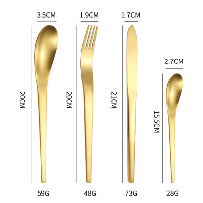 Stainless Steel Western Solid Cutlery Set
