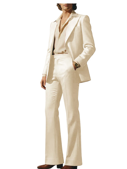 Slim Fit Peak Lapel Suit