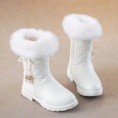 Zip-Up Long-Tube Winter Boots