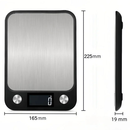 LCD Digital Display Steel Kitchen Scale