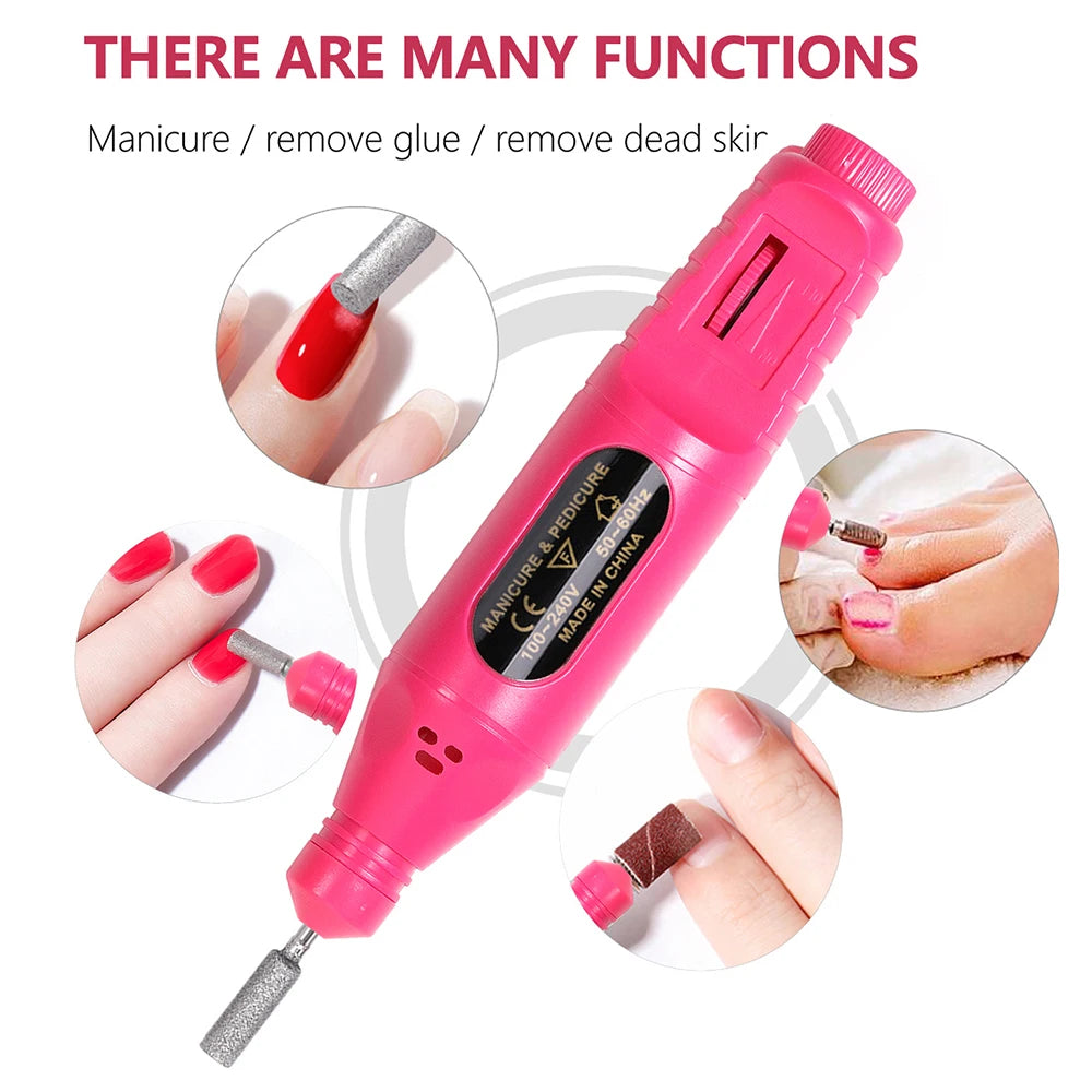 Electric Nail Drill Manicure Kit