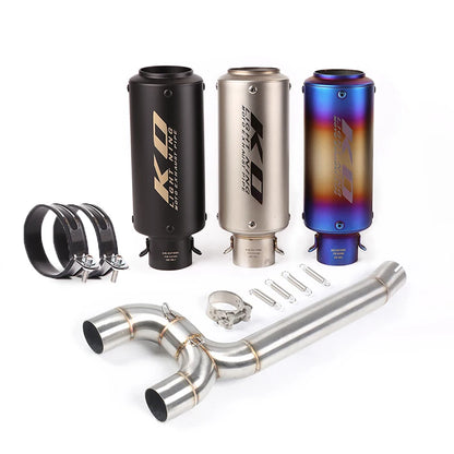 Yamaha FZ6/FZ6N/FZ6S Exhaust Mid-Pipe Pair with DB Killer
