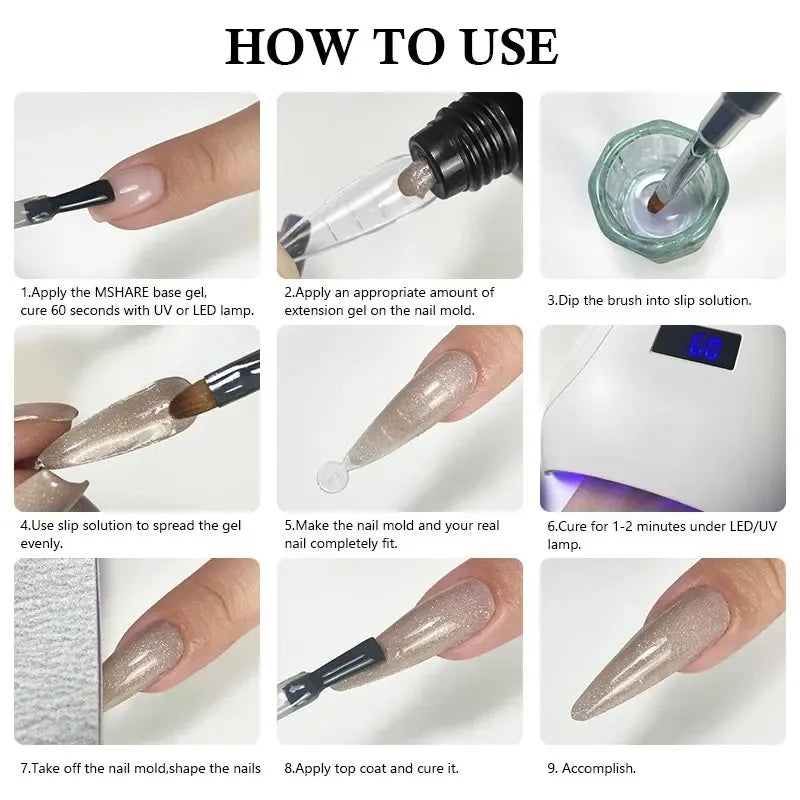 Acrylic Nail Extension Builder Gel
