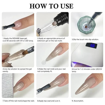 Acrylic Nail Extension Builder Gel