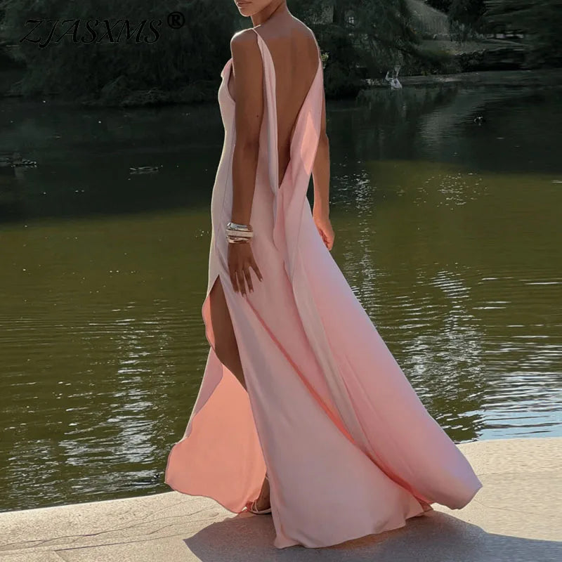 Elegant Spaghetti Dress