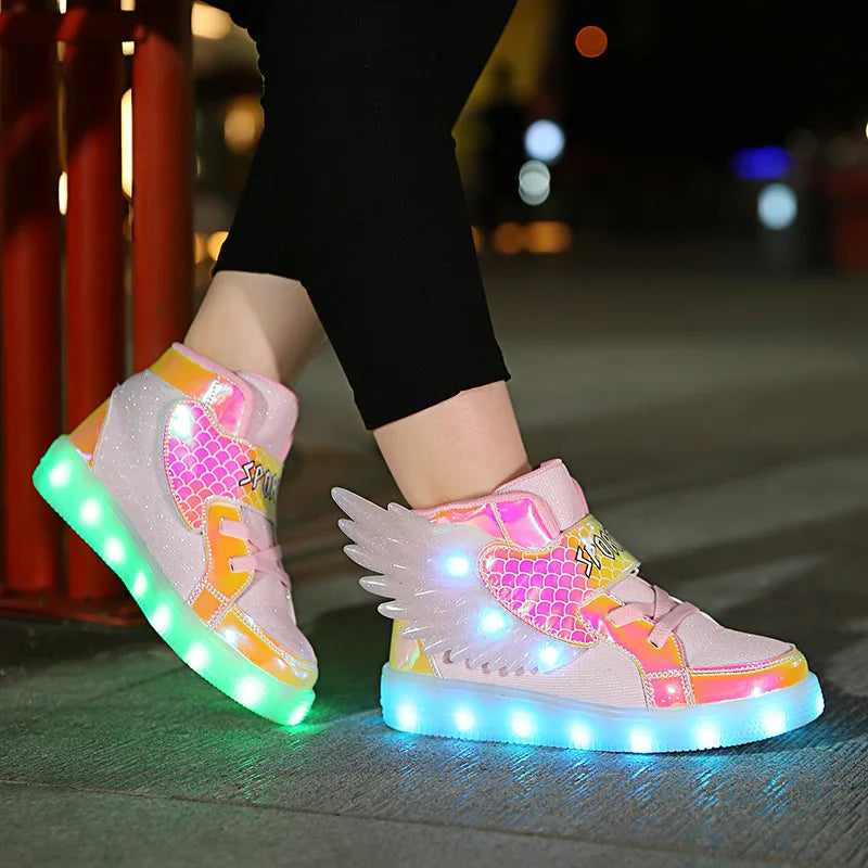 Rechargeable LED Casual Shoes