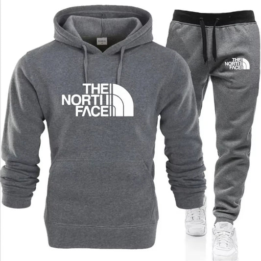 Trendy Printed Men’s Hoodie Set