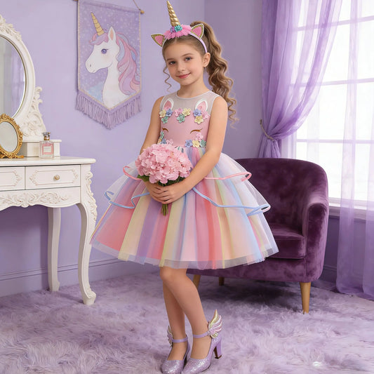 Unicorn Patchwork Dress