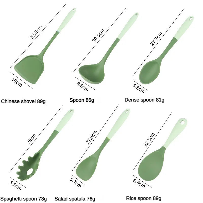 Silicone Utensil Set Piece Kitchen