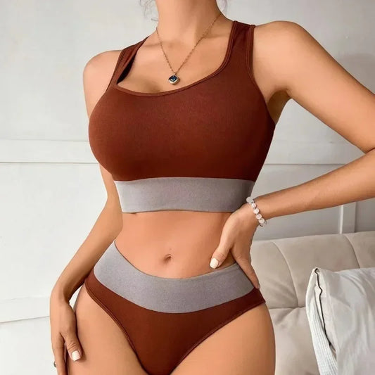 Seamless Sports Bra & Panty Set
