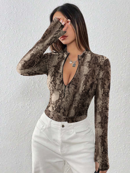 Leopard Slim Playsuit