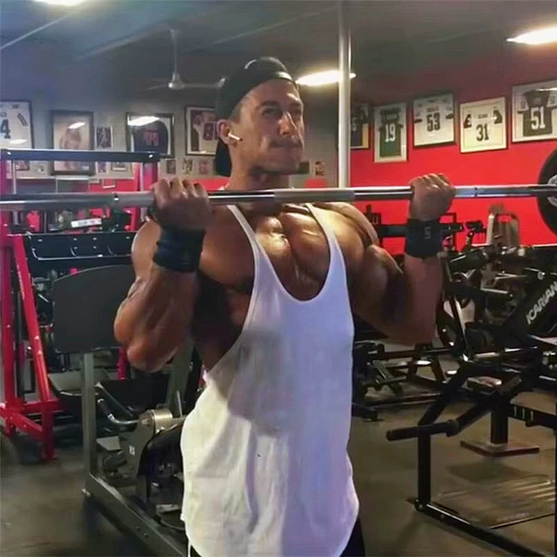 pattern printed fitness vest