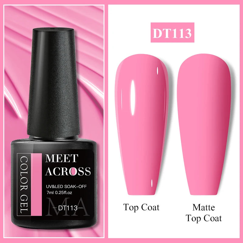 MEET ACROSS Matte Gel Polish