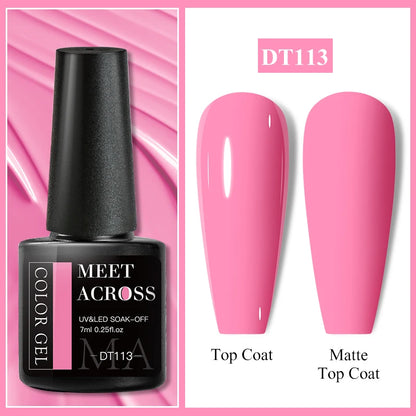 MEET ACROSS Matte Gel Polish