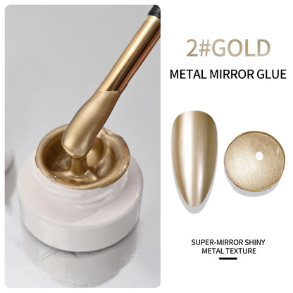 Metallic Chrome Nail Art Gel