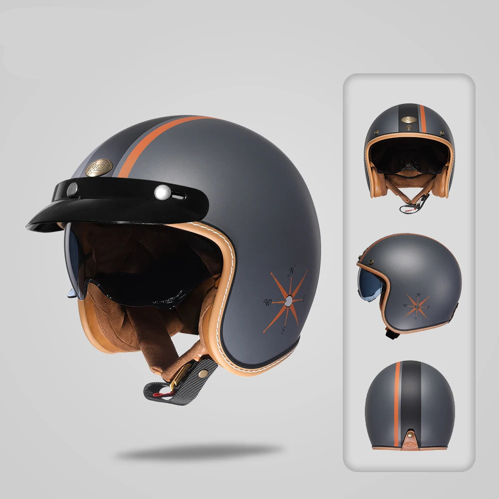 CYRIL B206 Retro Jet Helmet
