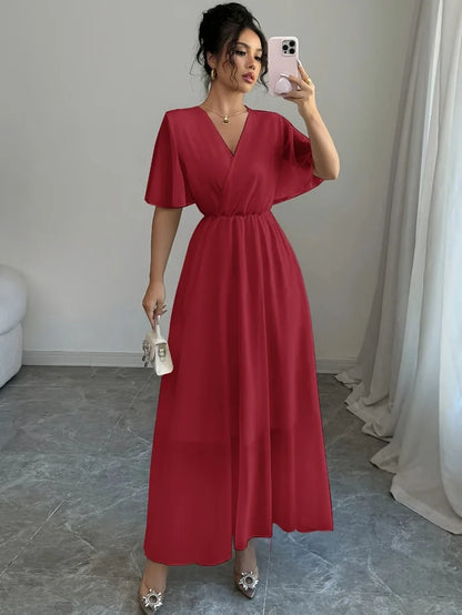 Draped Empire Dress