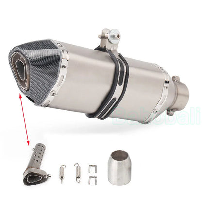 Universal 51mm Stainless Exhaust Muffler with DB Killer