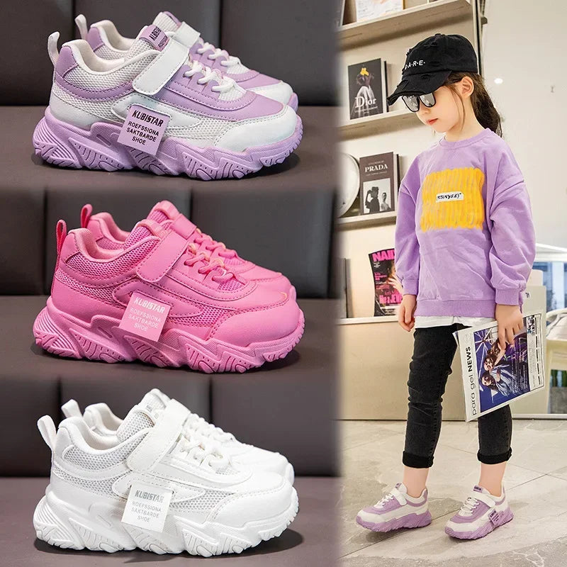 Hook-and-Loop Mesh Sneakers