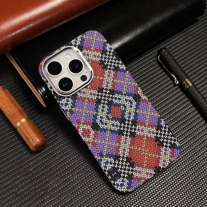 Carbon Fiber Grid Case for iPhone 17 Pro Max | 17 Pro | 16 Pro Max | 16 Pro | 15 Pro Max | 15 Pro