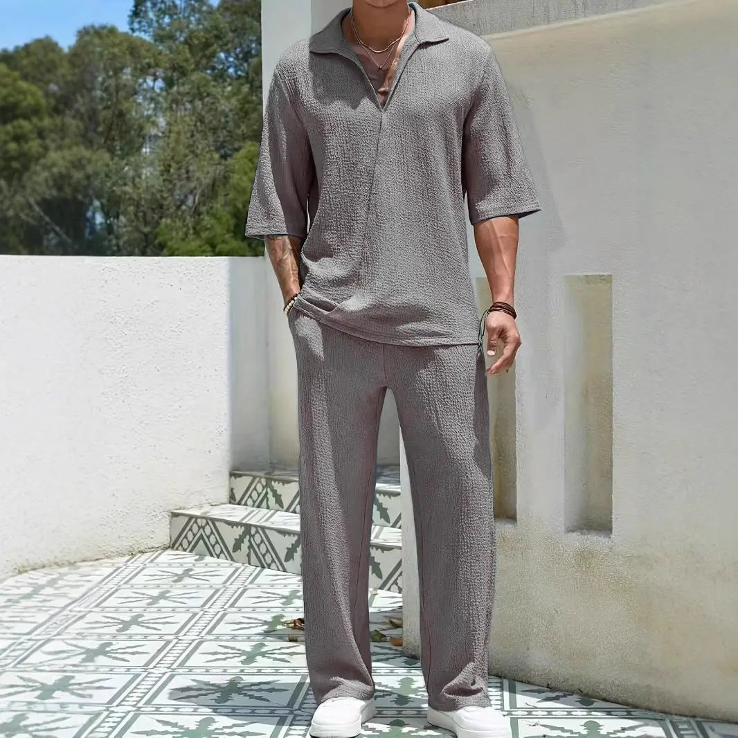 European American Commuter Shirt Set