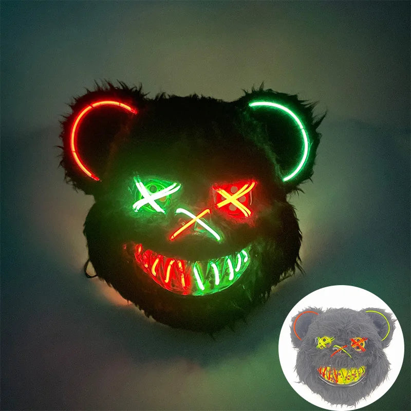 Glowing Bloody Animal Mask