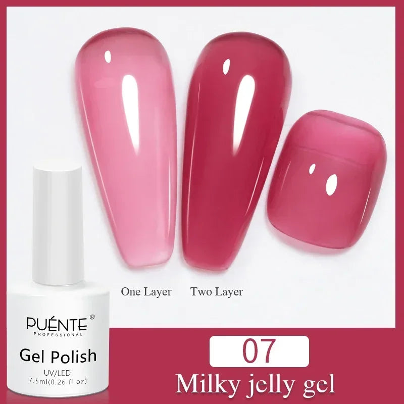 PUENTE Glitter Poly Nail Gel