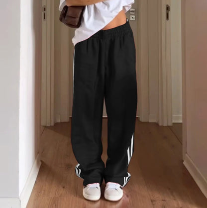 Striped Straight Pants