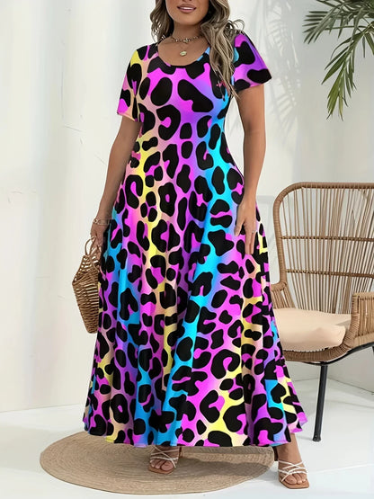 Geometric Beach Dress