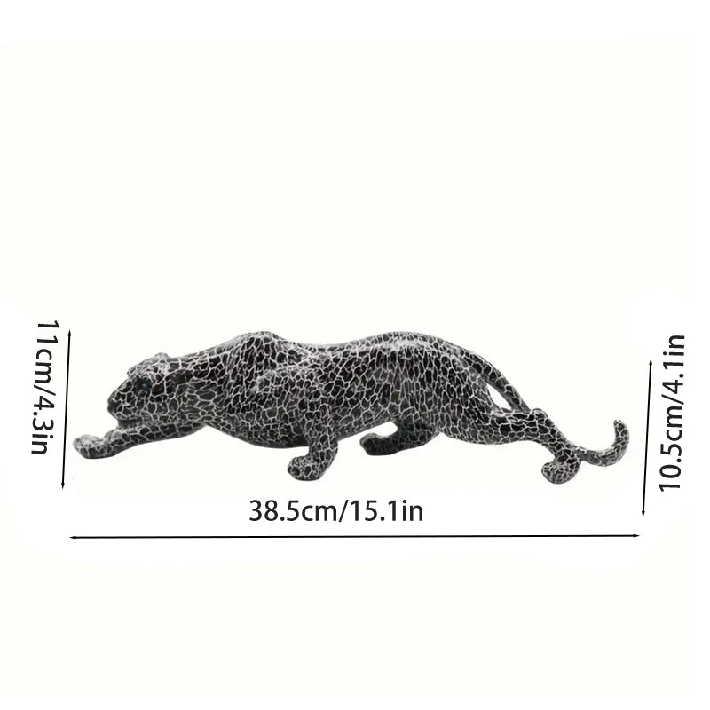 Cheetah Resin Statue