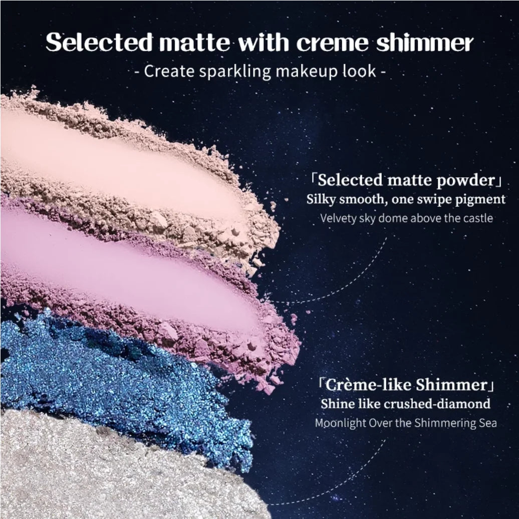 Five Color Glitter Eyeshadow