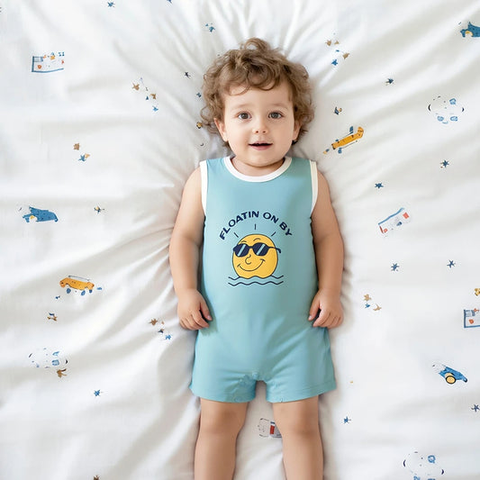 Cartoon Cotton Baby Romper