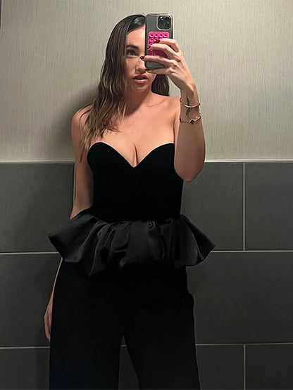 Backless Cropped Vest