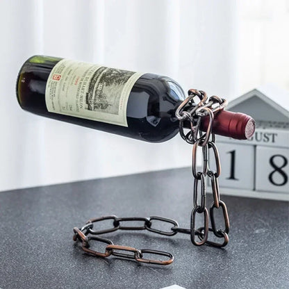 Iron Chain Wine Holder