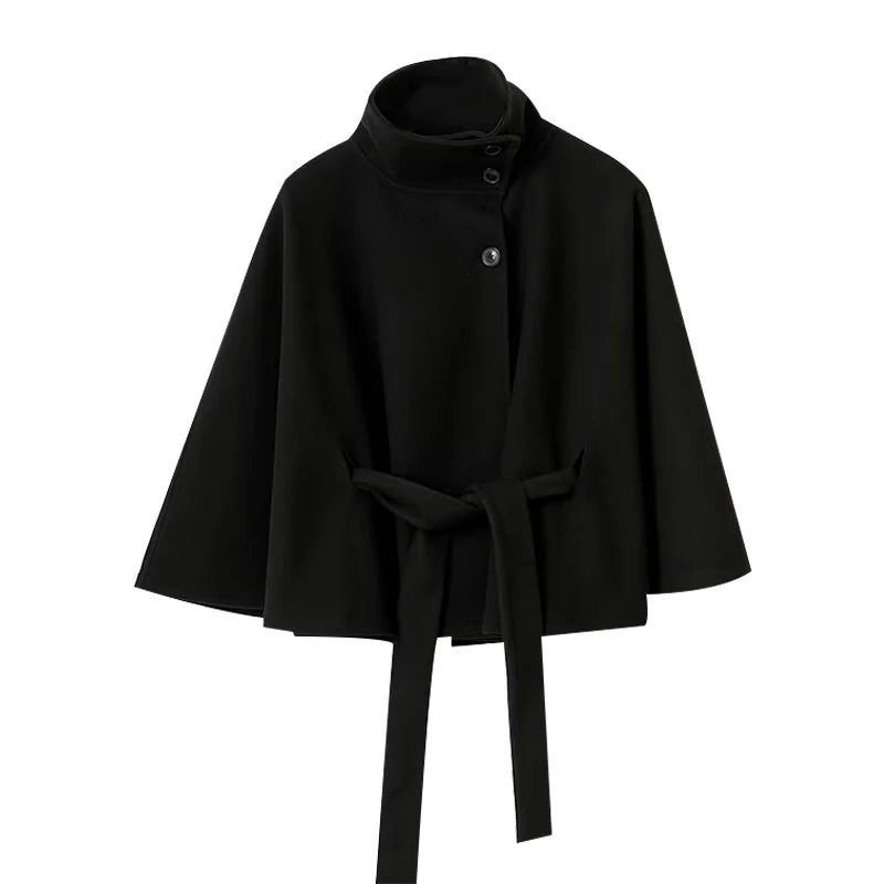 Faux Wool Maxi Overcoat