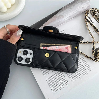 Crossbody Leather Case for iPhone 17 Pro Max | 17 Pro | 16 Pro Max | 16 Pro | 15 Pro Max | 15 Pro | 14 Plus | 14 Pro | 13 Pro | 12 Pro | 11 Pro Max