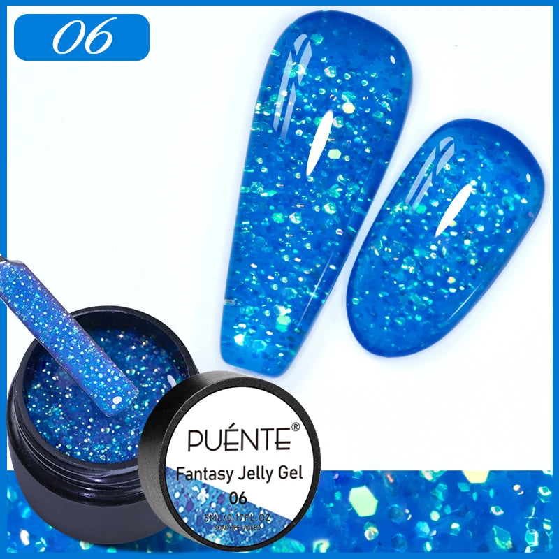 PUENTE Glitter Poly Nail Gel