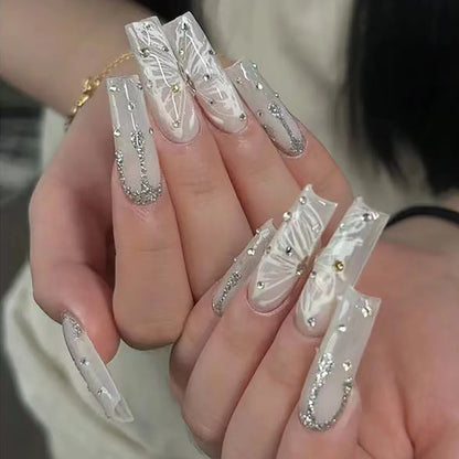 Leopard Cherry Press-On Nails