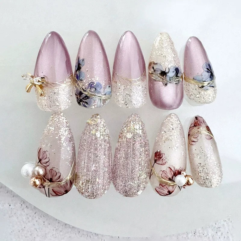 French Wave Press-On Nails