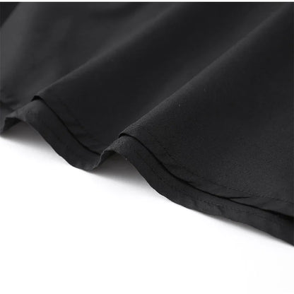 Black Backless Long Dress