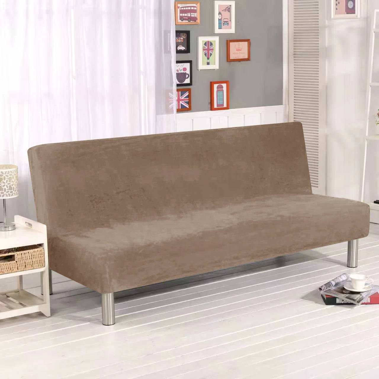 Velvet Sofa Bed Cover