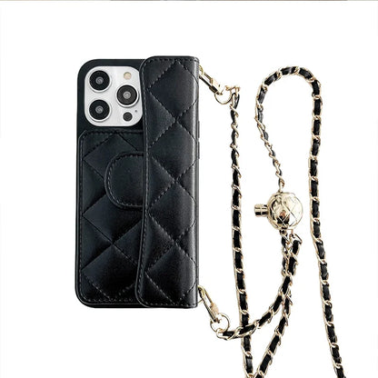 Crossbody Leather Case for iPhone 17 Pro Max | 17 Pro | 16 Pro Max | 16 Pro | 15 Pro Max | 15 Pro | 14 Plus | 14 Pro | 13 Pro | 12 Pro | 11 Pro Max