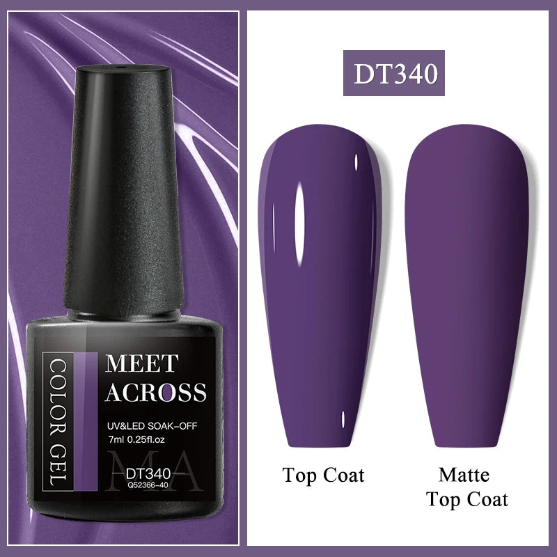 MEET ACROSS Matte Gel Polish
